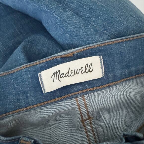 MADEWELL High Rise Cali Demi Boot Jeans Distressed 26 - Picture 10 of 13